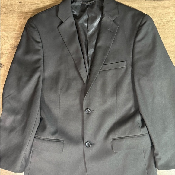 Caravelli Slim Harry 2B Men’s Black Blazer 36R 30W - Picture 2 of 7